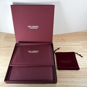 Helzberg Diamonds Case And Outer Box-box only With One Velvet Drawstring Bag